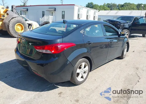2013 Hyundai Elantra Gls from USA, damaged, VIN KMHDH4AE0DU988435